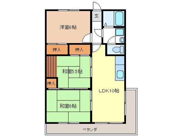 メゾン岩倉の物件間取画像